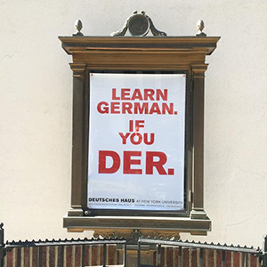 Learn German. If you DER.